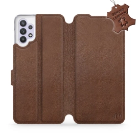 Hülle für Samsung Galaxy A32 5G - Farbe Brown Leather