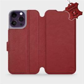 Hülle für Apple iPhone 14 Pro Max - Farbe Dark Red Leather