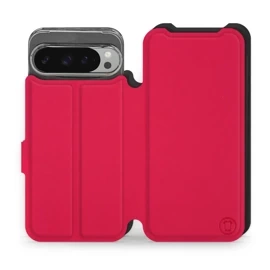 Hülle für Google Pixel 9 Pro XL - Farbe Rot mit Schwarz