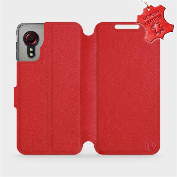 Hülle für Samsung Galaxy Xcover 5 - Farbe Red Leather