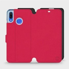 Hülle für Huawei Nova 3 - Farbe Rot mit Schwarz