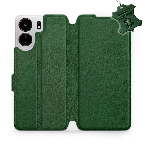 Hülle für Xiaomi POCO C65 - Farbe Green Leather
