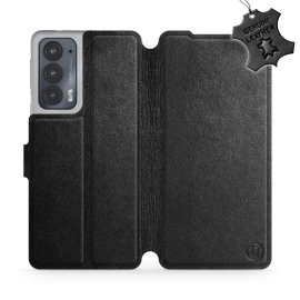 Hülle für Motorola Edge 20 - Farbe Black Leather