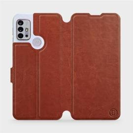 Hülle für Motorola Moto G10 - Farbe Brown&Orange