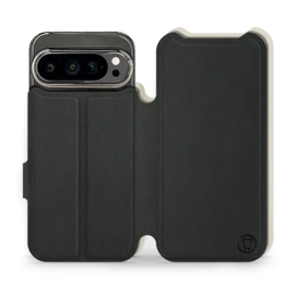 Hülle für Google Pixel 9 Pro - Farbe Schwarz mit Platin