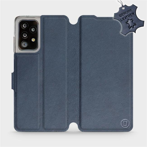 Hülle für Samsung Galaxy A52S 5G - Farbe Blue Leather