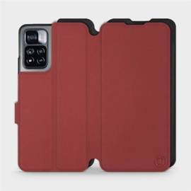 Hülle für Xiaomi Redmi Note 11 Pro - Farbe Dunkelrot mit Schwarz