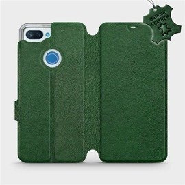 Hülle für Xiaomi Mi 8 Lite - Farbe Green Leather