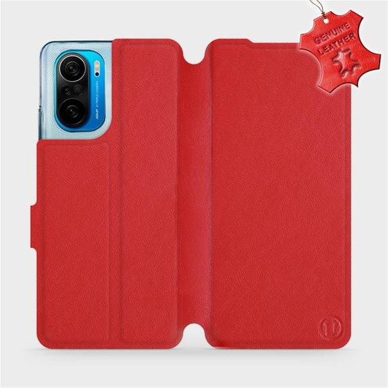 Hülle für Xiaomi POCO F3 - Farbe Red Leather