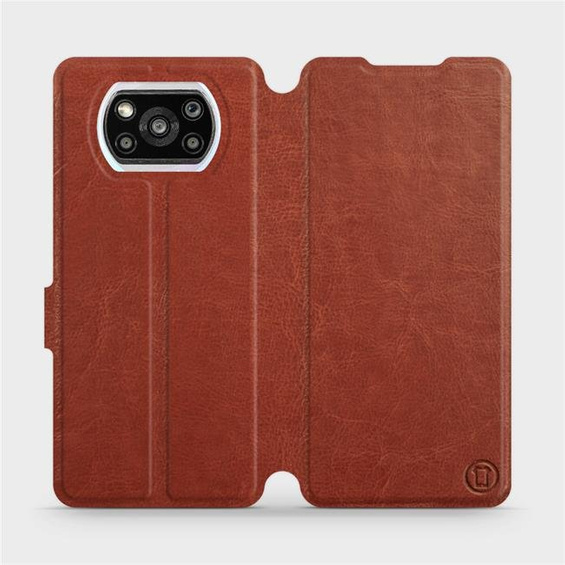 Hülle für Xiaomi POCO X3 Pro - Farbe Brown&Orange