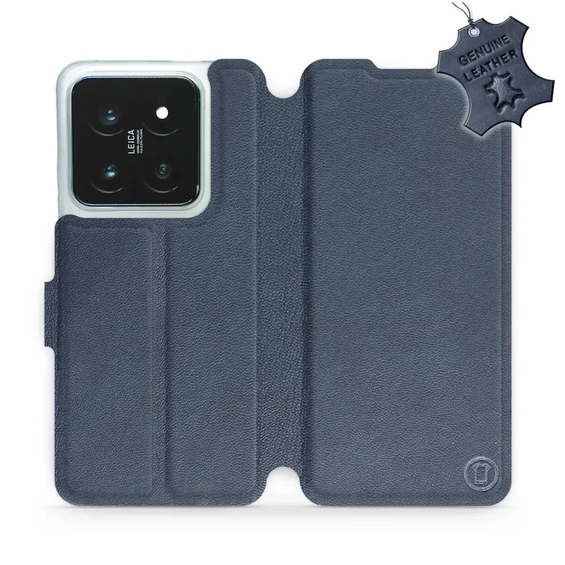 Hülle für Xiaomi 14 Pro - Farbe Blue Leather