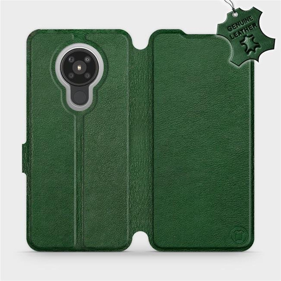 Hülle für Nokia 5.3 - Farbe Green Leather