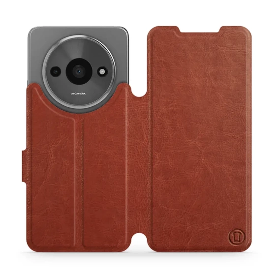 Hülle für Xiaomi Redmi A3 - Farbe Brown&Orange