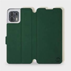 Hülle für Motorola Edge 20 Lite - Farbe Grün mit Platin