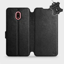 Hülle für Xiaomi Redmi 8A - Farbe Black Leather