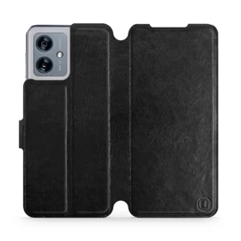 Hülle für Motorola Moto G54 5G - Farbe Black&Orange