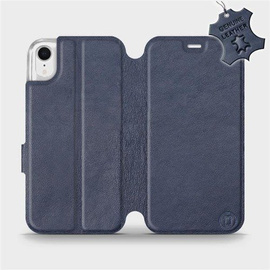 Hülle für Apple iPhone XR - Farbe Blue Leather