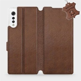 Hülle für LG Velvet - Farbe Brown Leather