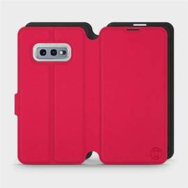 Hülle für Samsung Galaxy S10e - Farbe Rot mit Schwarz