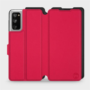 Hülle für Samsung Galaxy S20 FE - Farbe Rot mit Schwarz