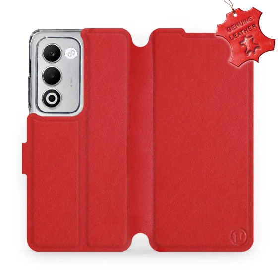 Hülle für OPPO A5 5G - Farbe Red Leather