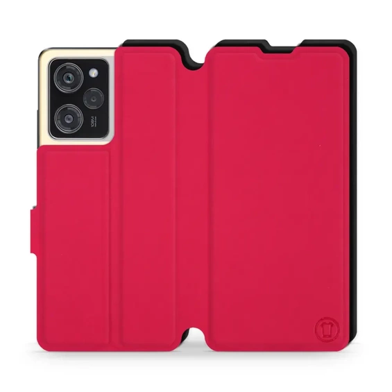 Hülle für Xiaomi Poco X5 Pro 5G - Farbe Rot mit Schwarz