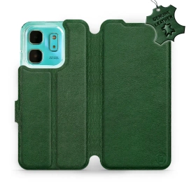 Hülle für Infinix HOT 50i - Farbe Green Leather