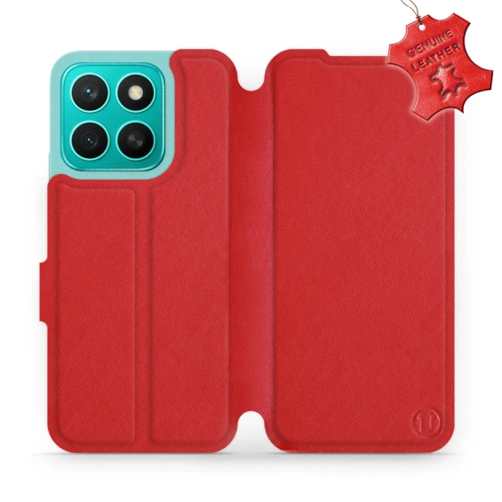 Hülle für Huawei Honor X8c - Farbe Red Leather