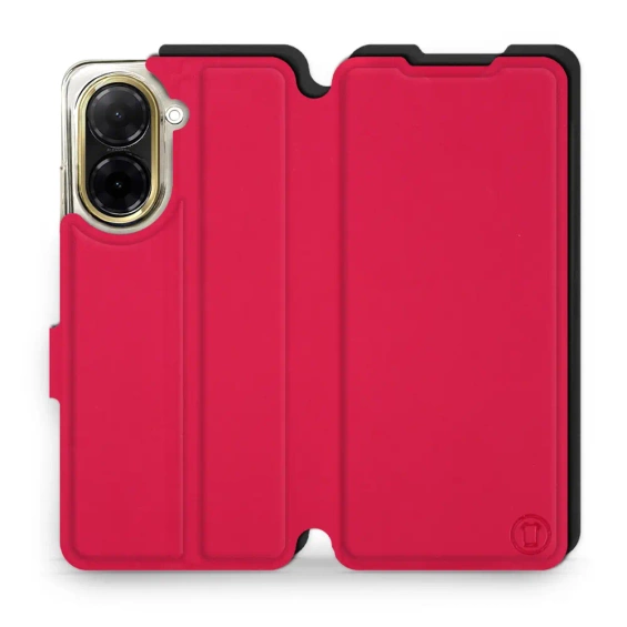 Hülle für Xiaomi Redmi A5 - Farbe Rot mit Schwarz