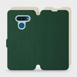Hülle für LG K50S - Farbe Grün mit Platin