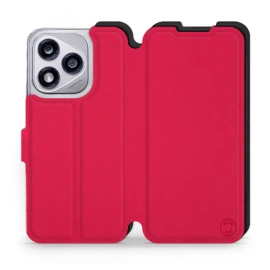 Hülle für Huawei Honor 400 Lite - Farbe Rot mit Schwarz