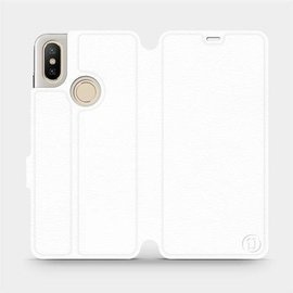 Hülle für Xiaomi Mi A2 - Farbe White&Gray