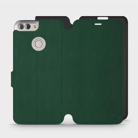 Hülle für Huawei P Smart - Farbe Grün mit Schwarz