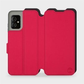 Hülle für Asus Zenfone 8 - Farbe Rot mit Schwarz