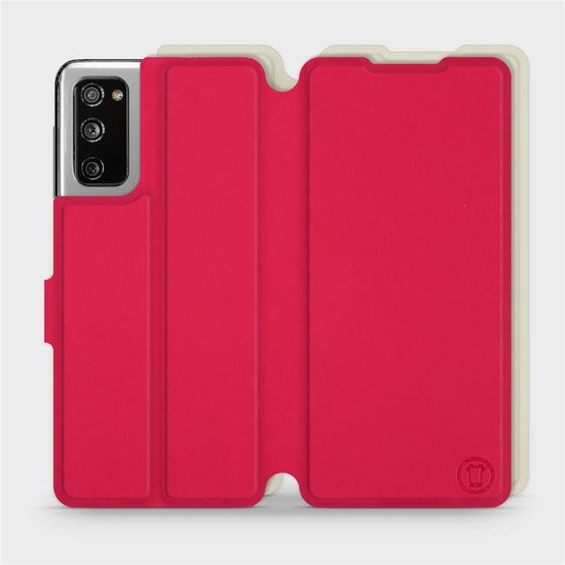 Hülle für Samsung Galaxy S20 FE - Farbe Rot mit Platin