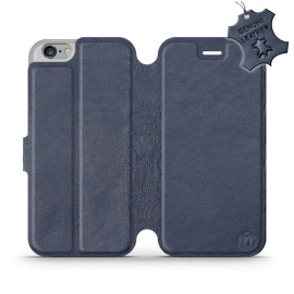 Hülle für Apple iPhone 6s - Farbe Blue Leather