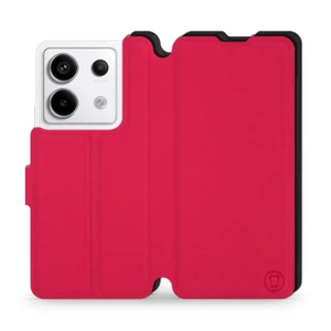 Hülle für Xiaomi Redmi Note 13 PRO - Farbe Rot mit Schwarz