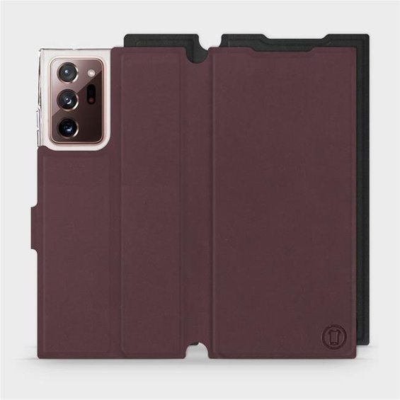 Hülle für Samsung Galaxy Note 20 Ultra - Farbe Burgund mit Schwarz