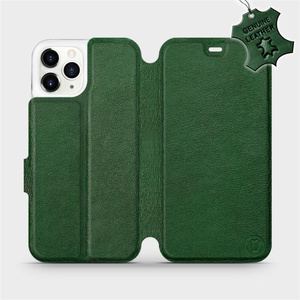 Hülle für Apple iPhone 11 Pro - Farbe Green Leather