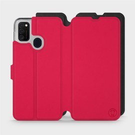 Hülle für Samsung Galaxy M21 - Farbe Rot mit Schwarz