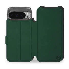 Hülle für Google Pixel 9 Pro XL - Farbe Grün mit Schwarz