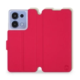 Hülle für Xiaomi POCO M6 Pro - Farbe Rot mit Platin