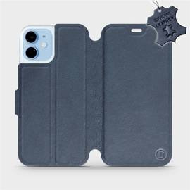 Hülle für Apple iPhone 12 mini - Farbe Blue Leather