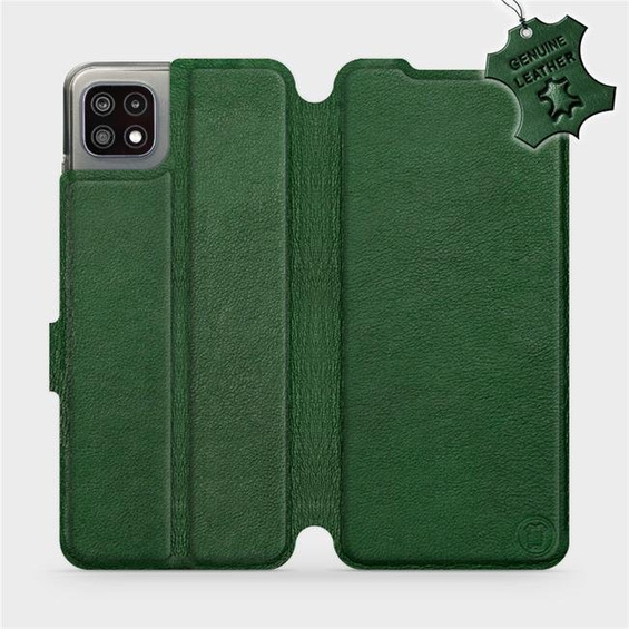 Hülle für Samsung Galaxy A22 5G - Farbe Green Leather