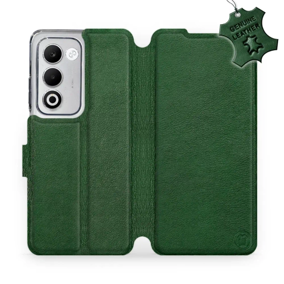 Hülle für OPPO A5 5G - Farbe Green Leather