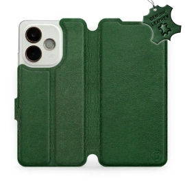 Hülle für OPPO A5 Pro 5G - Farbe Green Leather