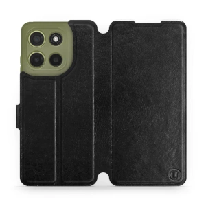 Hülle für Motorola Moto G15 - Farbe Black&Orange