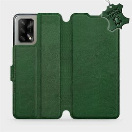Hülle für OPPO A74 - Farbe Green Leather
