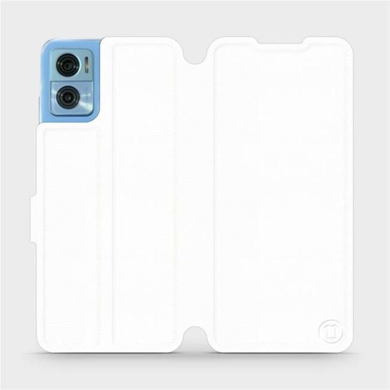 Hülle für Motorola Moto E22 - Farbe White&Gray