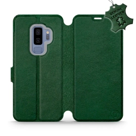 Hülle für Samsung Galaxy S9 Plus - Farbe Green Leather